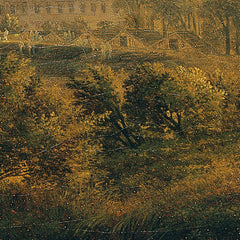 Scene from the Napoleonic Wars: View of Kaiserebersdorf by Joseph Rebell - 3_673c94e15e0c5e198f5ec56f