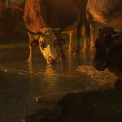 Evening on the pasture by Johann Friedrich Voltz - 3_673cae4a5e0c5e198f5ec5f5