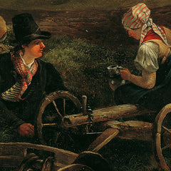 Young farming couple resting in the field by Friedrich August Mathias Gauermann - 3_673cdc375e0c5e198f5ec6c2