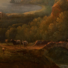 The Bay of Baiae at Sunset by Lorenz Adolf Schönberger - 3_67436864faa684e1cf4ba5f3