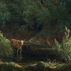 Landscape with Herd of Cattle and Shepherdess by Heinrich Peyer - 3_67436b00faa684e1cf4ba600