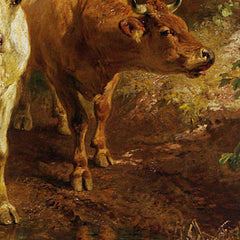 Return of the Cattle Herd in Autumn by Johann Friedrich Voltz - 3_67438078faa684e1cf4ba693