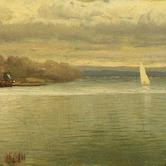 Water landscape with cows by Carl Schweninger the Elder - 3_6743850bfaa684e1cf4ba6ee