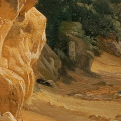 Italian Mountain Landscape with Overgrown Rock, probably near Olevano by Fritz Petzholdt - 3_67673bdab7c995d950164030