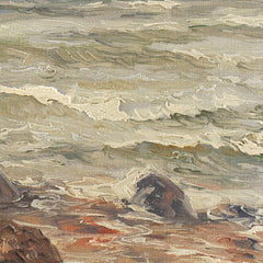 Coastal landscape with rocky beach by A.W. Boesen - 3_67673f59b7c995d95016409a