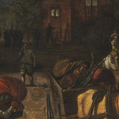 A Village Looted at Night by Esaias van de Velde - 3_67673f96b7c995d9501640a2