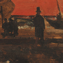 A Wreck on the West Coast of Jutland at Sunset by C.F. Sørensen - 3_67674c83b7c995d950164184