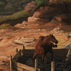 A Bog with Peat Cutters. Høsterkøb, North Zealand by Fritz Petzholdt - 3_67674dbbb7c995d9501641bd