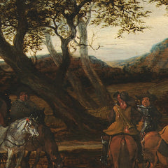 Landscape with Travellers Watering their Horses by Salomon van Ruysdael - 3_67674eb1b7c995d9501641db