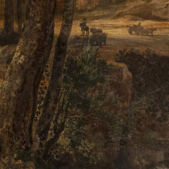 Southern Landscape, Sunset by Johannes Lingelbach - 3_676751b6b7c995d95016424a