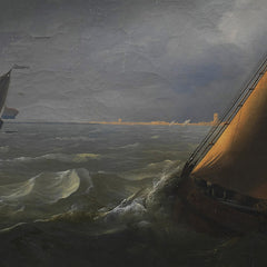 Seascape with Dutch Men-of-War and Fishing Boats by Ludolf Bakhuizen - 3_6767526fb7c995d950164264