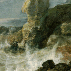 Ship in Distress off a Rocky Coast by Simon de Vlieger - 3_676ede10e83ae7ff01b2999b