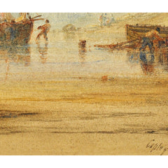 Sunset, Hastings by Anthony Copley Fielding - 3_6846a71d1483fa5b35558fd2