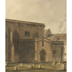 S.W. view of St. Helen's Church, Abingdon, Berkshire by John Buckler - 3_6846b0f21483fa5b355590b6
