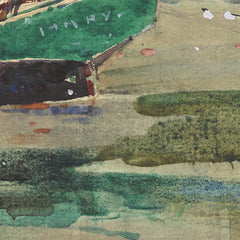 Seascape with boat by Alfred Walsh - 3_6846b3b81483fa5b355590ec