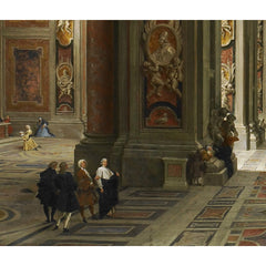 Interior of St. Peter’s, Rome by Giovanni Paolo Panini - 4_668730ba31d64838678de484