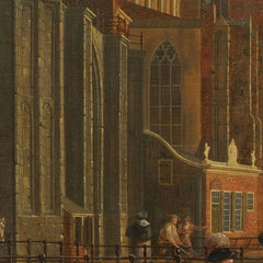 The Nieuwe Kerk and the Town Hall on the Dam in Amsterdam by Isaac Ouwater - 4_66fc1de98213847b6f357938