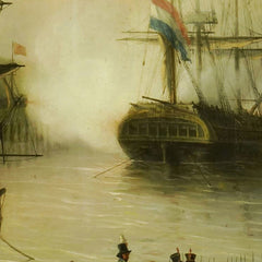 The Bombardment of Palembang, Sumatra, 24 June 1821 by Martinus Schouman - 4_66fc7cf48213847b6f3579f2