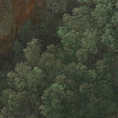 Overgrown Cliffs with a Waterfall in Italy, perhaps at Tivoli by Hendrik Voogd - 4_66fdb6d88213847b6f357aad