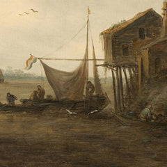View of a Town on a River by Jan van Goyen - 4_66fdc56a8213847b6f357af4