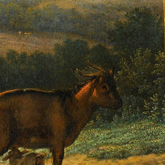 Landscape with Two Donkeys, Goats and Pigs by Karel du Jardin - 4_66fdc9f68213847b6f357b2a