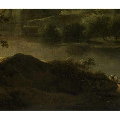 Italina landscape with round tower by Frederik de Moucheron - 4_66fe62f38213847b6f357bbb