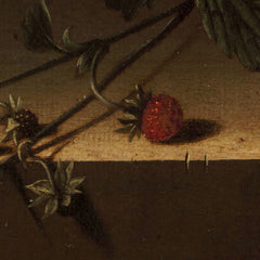 A Bowl of Strawberries on a Stone Plinth by Adriaen Coorte - 4_66fe7d208213847b6f357bf9