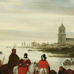 River Landscape with Ferry by Salomon van Ruysdael - 4_66fe7f8a8213847b6f357c06