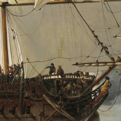 Dutch Ships in a Calm Sea by Willem van de Velde II - 4_66fe7f9d8213847b6f357c07