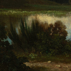 Landscape with Rider on White Horse by Jean Achille Benouville - 4_67104010762cab4eff7871da