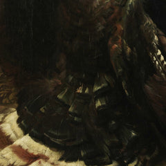 A Rooster and Turkey Fighting by Melchior de Hondecoeter - 4_671045d4762cab4eff78720d