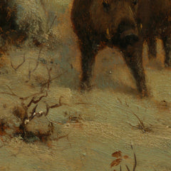 Wild Boars in the Snow by Rosa Bonheur - 4_6710481e762cab4eff787226