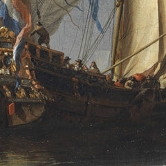 A Yacht and Other Vessels in a Calm by Willem van de Velde II - 4_671645e73d19ba02d7207434