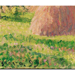Haystacks, Morning, Éragny by Camille Pissarro - 4_67312cc712f9211d49d3d743