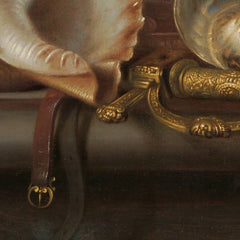 Still Life with Silver and Gold Plate, Shells, and a Sword by Meiffren Conte - 4_6737b301746ff704b89f86fa