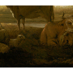 A View of Vianen with a Herdsman and Cattle by a River by Aelbert Cuyp - 4_673906a5746ff704b89f880b