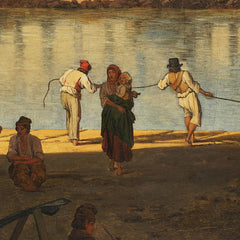 The Harbor of Granatello near Portici with Mount Vesuvius in the Background by Joseph Rebell - 4_673cb8d15e0c5e198f5ec634