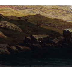 Wetterhorn, Mettenberg and Eiger with the two intervening Grindelwald Glaciers by Johann Michael Sattler - 4_673ccdb45e0c5e198f5ec69b