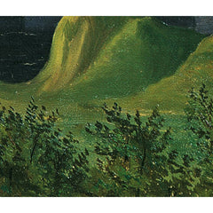 Mountain lake with hiker by E. Guenther - 4_673cd2eb5e0c5e198f5ec6a8