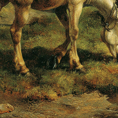 Young farming couple resting in the field by Friedrich August Mathias Gauermann - 4_673cdc375e0c5e198f5ec6c2