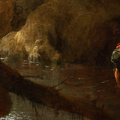 Forest landscape with water on the left by Maximilian Joseph Schinnagl - 4_673cddfd5e0c5e198f5ec6ec