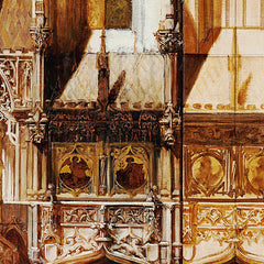 Gothic Burial Church of St. Michael, Side View by Hans Makart - 4_673cdea95e0c5e198f5ec6fd