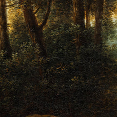 Forest landscape with wayside shrine by Christian Hilfgott Brand - 4_67434252faa684e1cf4ba58b