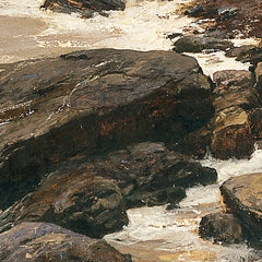 At the Riviera (Rocky Coast) by Alfred Zoff - 4_67437bc2faa684e1cf4ba63b