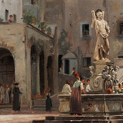 View of the Square in Amalfi by Martinus Rørbye - 4_676728d1b7c995d950163f2e