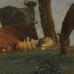 Pasture with Horses and Cattle by Adriaen van de Velde - 4_67672d8db7c995d950163f9d