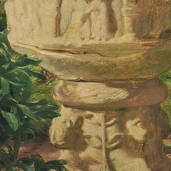 The Ancient Baptismal Font in the Garden by Jørgen Roed - 4_67672e54b7c995d950163fc0