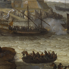 A Battle near a Coast between Spaniards and Disembarking Dutchmen by Abraham Willaerts - 4_67672effb7c995d950163fcc