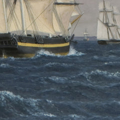 Ships in the Sound North of Kronborg Castle, Elsinore by C.W. Eckersberg - 4_6767313db7c995d950164020