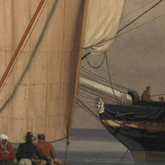 An American Naval Brig Lying at Anchor while Her Sails Are Drying by C.W. Eckersberg - 4_67673dd5b7c995d950164063